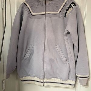 Y2K Sean John Ribbed Gray Jacket size M